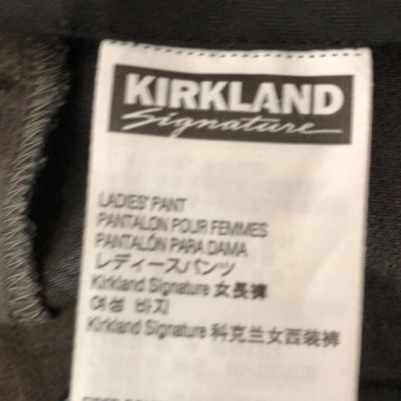 Kirkland Signature Modern Fit Comfort Stretch Ankle Pant Grey Women's 6 slacks - Picture 11 of 16